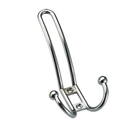 furniture hardware Clothes Hanger Hooks chrome finished zinc alloy metal coat clothes hooks