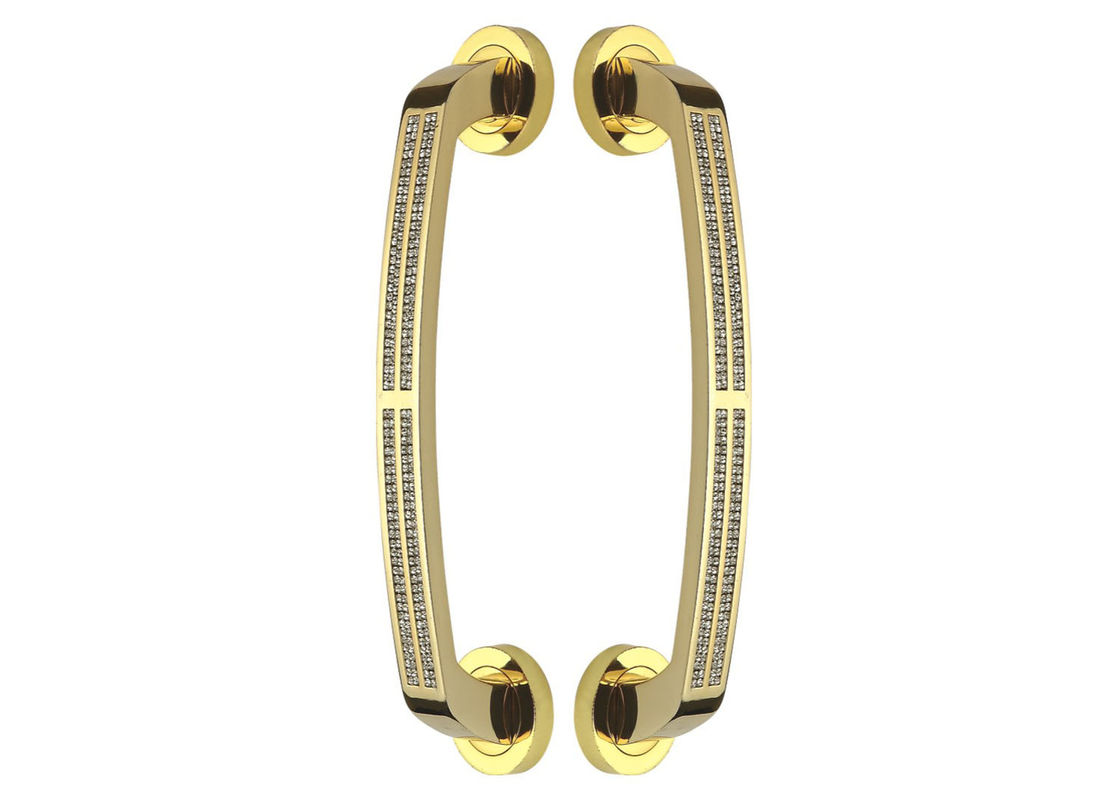 Diamond antique copper Door Pull Handles exterior big sliding door glass door pull handle