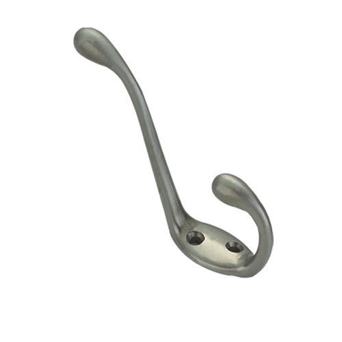 Furniture Hardware Zinc Alloy Decorative Double Coat Hooks for Clothing C2216